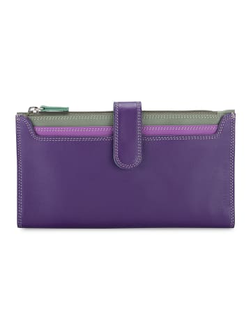 MYWALIT Continental Geldbörse Leder 20 cm in orchid