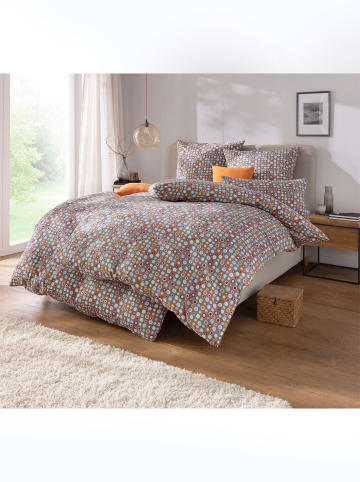 WITT WEIDEN Bettwäsche in grau-erdbeere-bedruckt