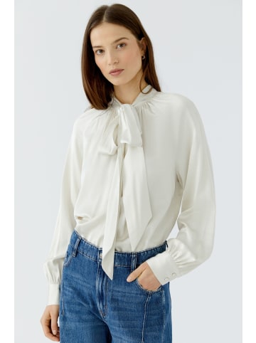 Oui Schluppenbluse in gardenia