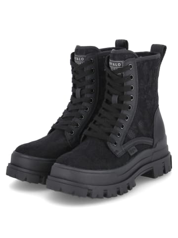 Buffalo Combat Boots ASPHA RLD LACE in Schwarz