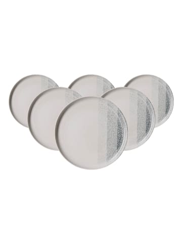 Ritzenhoff & Breker 6er Set Frühstücksteller Trio ø 19,5 cm in Grau