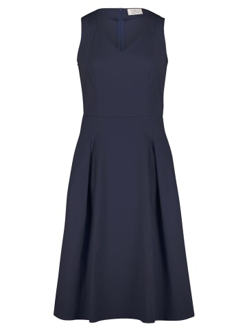 Vera Mont Sommerkleid mit V-Ausschnitt in Night Sky