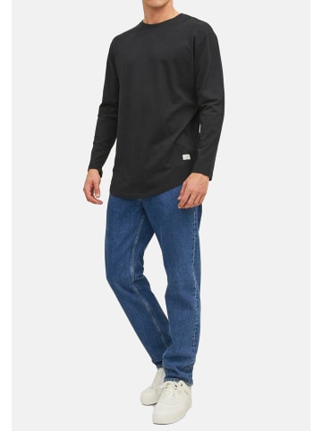 Jack & Jones Langarmshirt Jjenoa in Schwarz