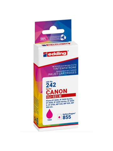 edding Tintenpatrone ersetzt Canon CLI-521 magenta