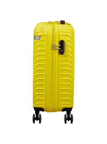 American Tourister Mickey Clouds - 4-Rollen-Kabinentrolley 55 cm erw. in Mickey Electric Lemon