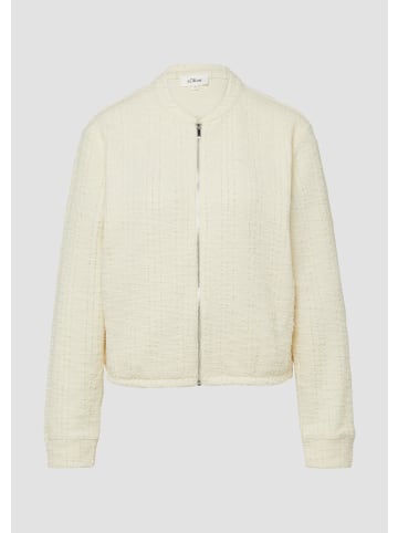 s.Oliver Sweatshirt Jacke in 8000_helles beige