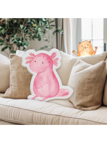 Mr. & Mrs. Panda Kissen Axolotl Niedlich ohne Spruch in Weiß
