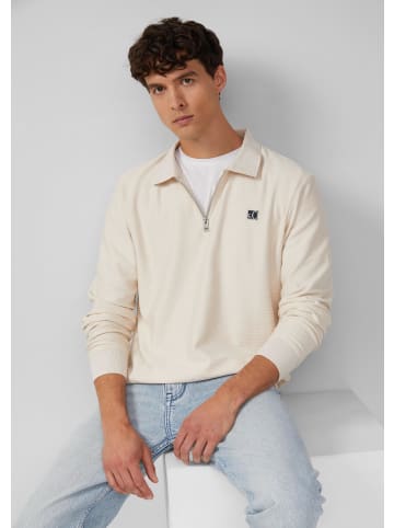 s.Oliver Sweatshirt in 9000_hellgrau