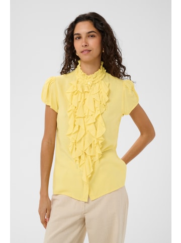 SAINT TROPEZ Langarm - Hemd ElliSZ Gerade Passform in Pineapple Slice