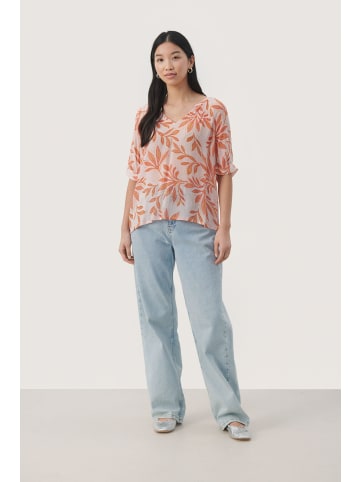 PART TWO Kurzarm-Bluse PopsyPW in Potpourri Delicate Leaf