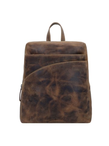 Greenburry Vintage Daypack Leder 34 cm brown