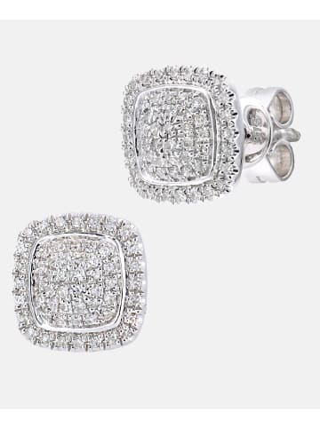 Diamant L'éternel Ohrstecker aus 375 Weißgold mit Diamant