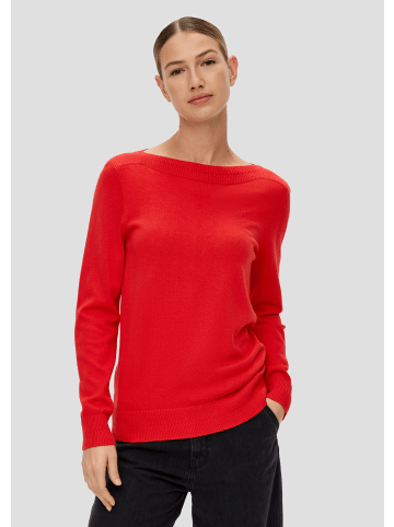 s.Oliver Strickpullover langarm in Rot