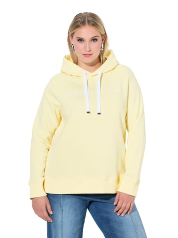 Ulla Popken Sweatshirt in blassgelb