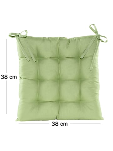 JACK Outdoor Stuhlkissen Sitzkissen 38x38cm Wasserfest in Mint