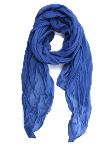 collezione alessandro Italienischer Schal " Unitoo " in blau