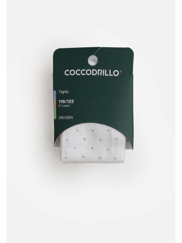 Coccodrillo Mädchenstrumpfhosen in weiß