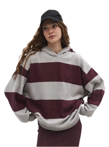 NO MATTER WHAT Sweatshirt im Bordeaux