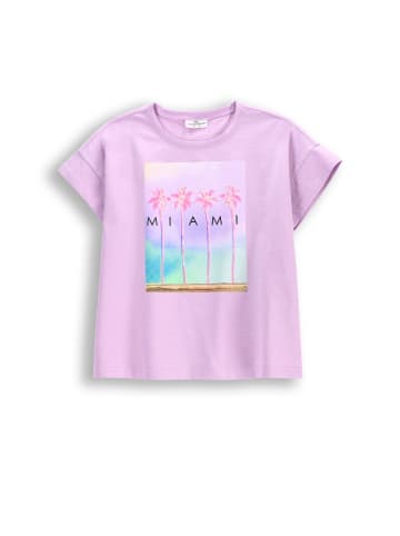 Coccodrillo T-Shirt mit kurzen Ärmeln in violett