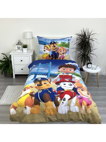 Paw Patrol Paw Patrol Bettwäsche-Set für Kinderbett 140 x 200 cm + 70 x 90 cm in Blau