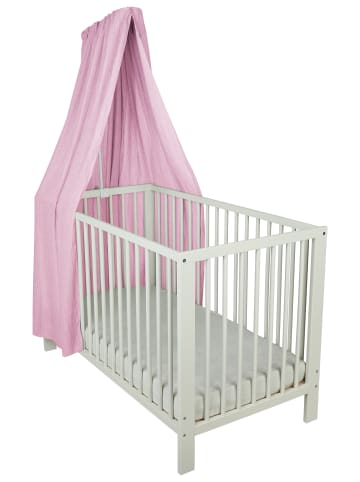 Sterntaler Betthimmel in hellrosa