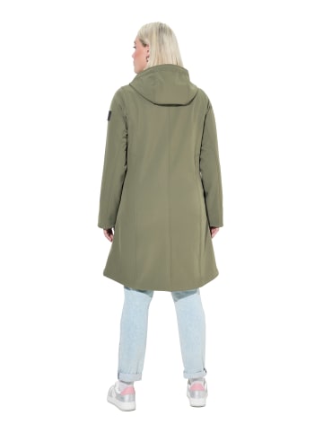 Ulla Popken Mantel in lodengrün