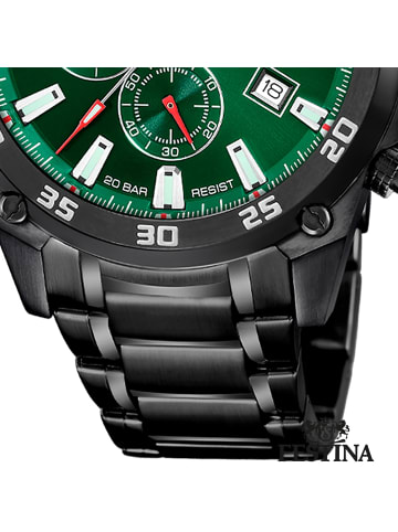 Festina Chronograph-Armbanduhr Festina Timeless Chronograph schwarz extra groß ca. 47mm