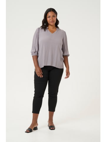 KAFFE curve Bluse langarm KCkamille Regular fit in Steeple Gray