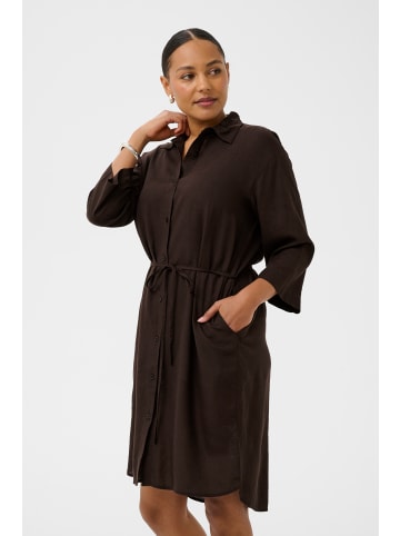 Kaffe Langarm - Hemd KAmilia Loose fit in Black Coffee
