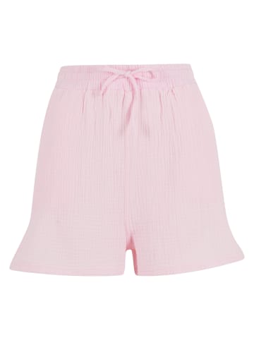 Urban Classics Urban Classics Ladies Musselin Shorts in blushedrose