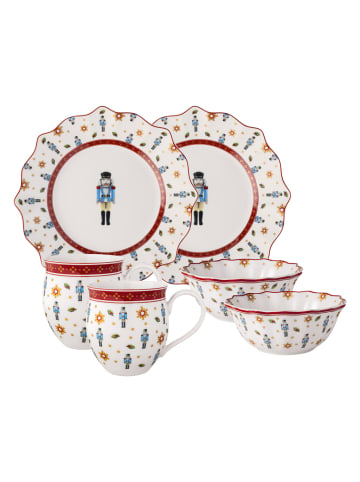 Villeroy & Boch 6er Set Frühstücks-Set Nussknacker Toy's Delight in bunt