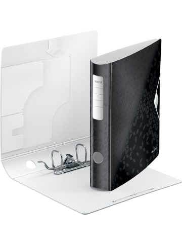 Leitz Ordner Active Wow A4 Polyfoam schmal schwarz