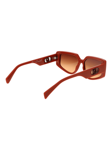 Liu Jo Frauen Sonnenbrille Rechtwinklig Orange