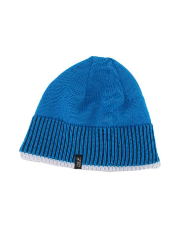 Jack Wolfskin Accessoires Great Snow Cap Mütze Wolle in Blau