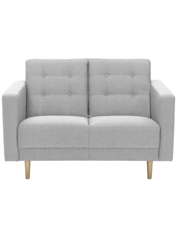58 aufm Kessel SOFA 2-Sitzer Kazia Flachgewebe hellgrau