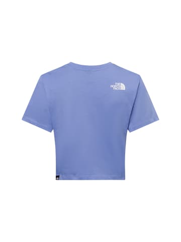 The North Face T-Shirt Simple Dome Cropped in flieder weiß - 0003