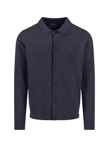 FYNCH-HATTON Cardigan, Buttoned, Superfine in Blau