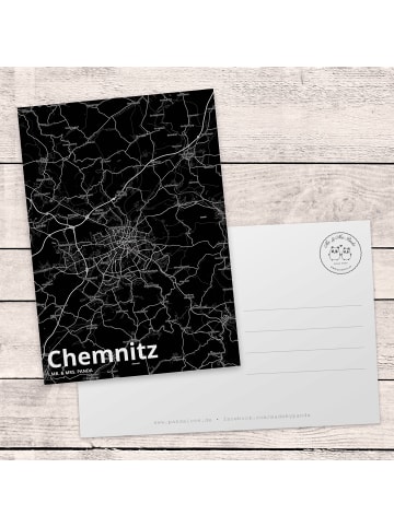 Mr. & Mrs. Panda Postkarte Chemnitz mit Spruch in Keine Angabe
