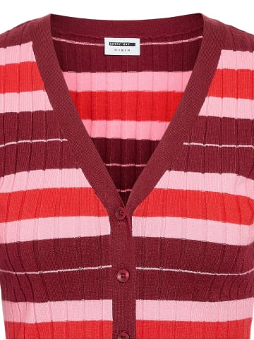 Noisy may Stilvolle Damen-Strickjacke in normaler Passform in Pink