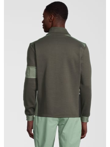 rh+ Sweater Klyma Full Zip in fir green-ivy green