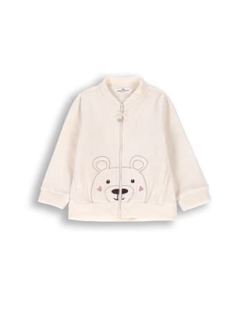 Coccodrillo Sweatshirt mit Reißverschluss in beige