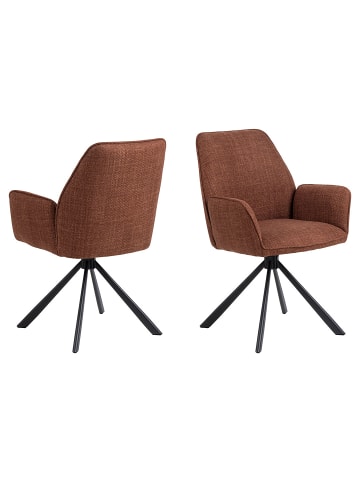 ebuy24 Esszimmerstuhl Glenda Orange 2er Set