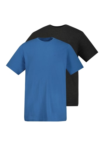 JP1880 Kurzarm T-Shirt in ägäisblau
