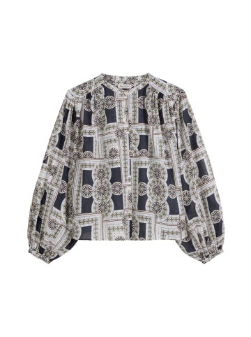 Marc O'Polo Print-Bluse relaxed in multi/muted blue