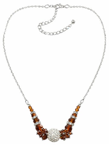 collezione alessandro Kurze Kette " Miriam " in braun