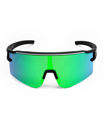 YEAZ SUNTHRILL SET Sport-Sonnenbrille Weiß/Blau in schwarz / grün