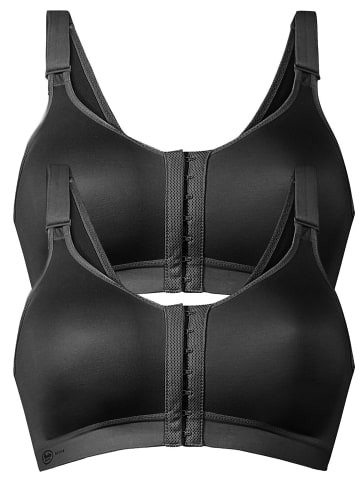 Anita Sport BH mit Vorderverschluss Frontline Open in Schwarz schwarz