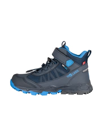 Trollkids Kinder Wanderschuh "Tronfjell mid" in Mittelblau/Grün