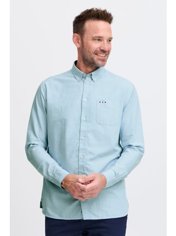 FQ1924 Businesshemd FQSTEVEN oxford LS shirt in Blau