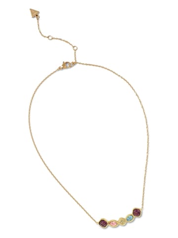 Guess Damen-Kette Multi Crystals Goldfarben